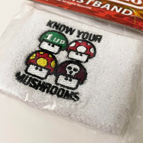 Nintendo Super Mario Know Your Mushroom Athletic Wristband - Picture 7 of 14